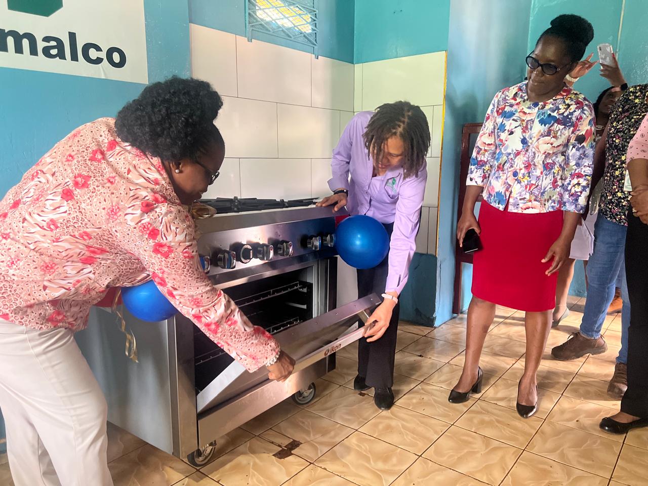 Refurbished Kitchen at St. Jago Primary School Officially Open